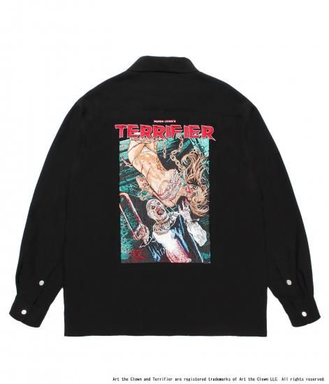 WACKO MARIA TERRIFIER / 50'S OPEN COLLAR SHIRT L/S