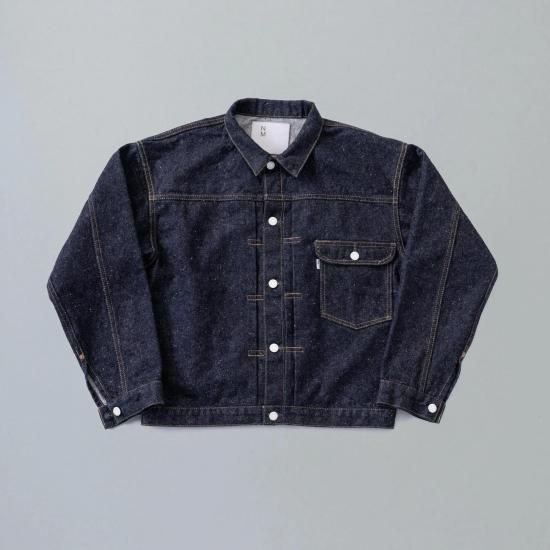 New Manual   T-BACK DENIM JACKET ONE-WASHED