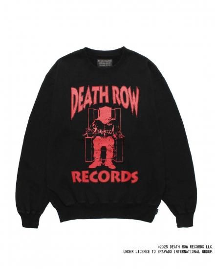 WACKO MARIA / DEATH ROW RECORDS / WASHED MIDDLE WEIGHT CREW NECK SWEAT SHIRT