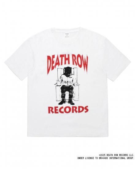 WACKO MARIA / DEATH ROW RECORDS / WASHED HEAVY WEIGHT CREW NECK T-SHIRT