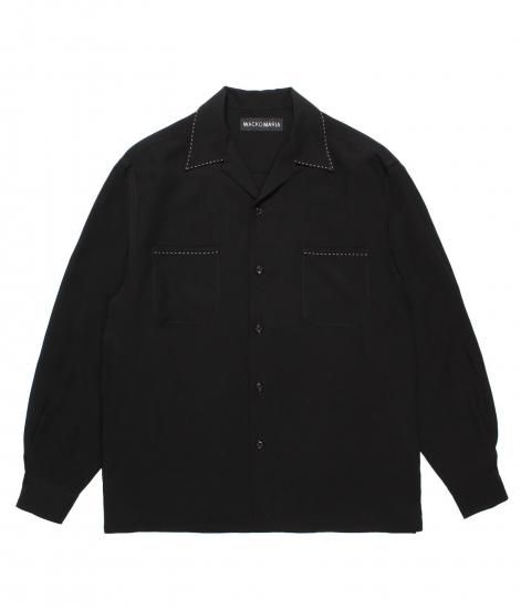 WACKO MARIA 50'S OPEN COLLAR SHIRT L/S ( TYPE-5 )