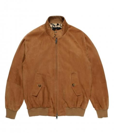WACKO MARIA / BARACUTA / G9 SUEDE LEATHER HARRINGTON JACKET