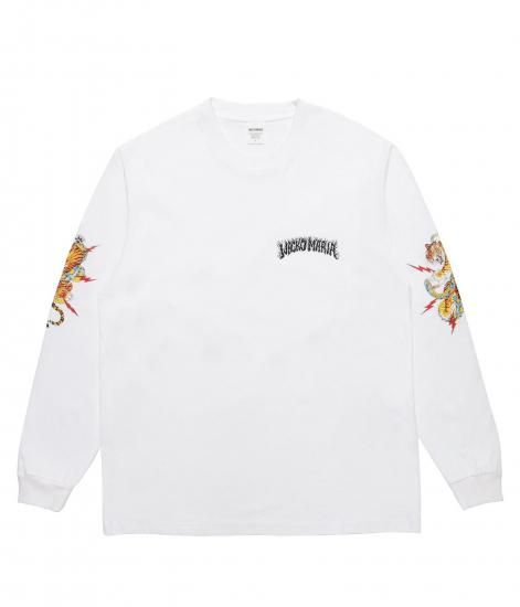 WACKO MARIA TIM LEHI / WASHED HEAVY WEIGHT CREW NECK LONG SLEEVE T-SHIRT ( TYPE-2 )