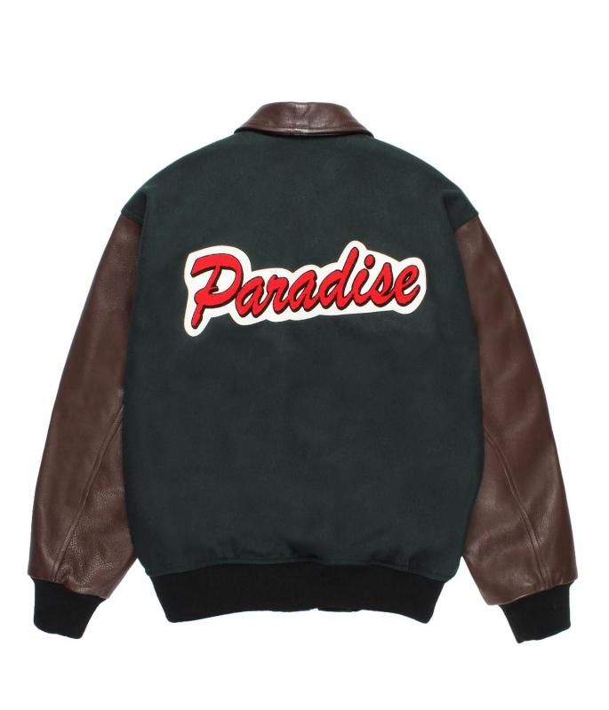 WACKO MARIA 正規代理店 LEATHER VARSITY JACKET