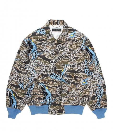 WACKO MARIA TIGER CAMO ALL OVER EMBROIDERED VIETNAM JACKET