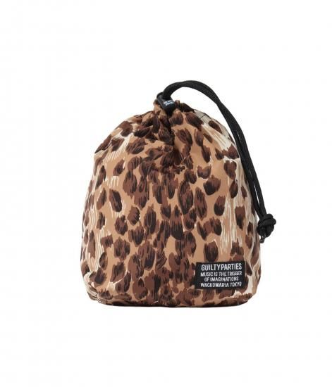 WACKO MARIA LEOPARD POUCH