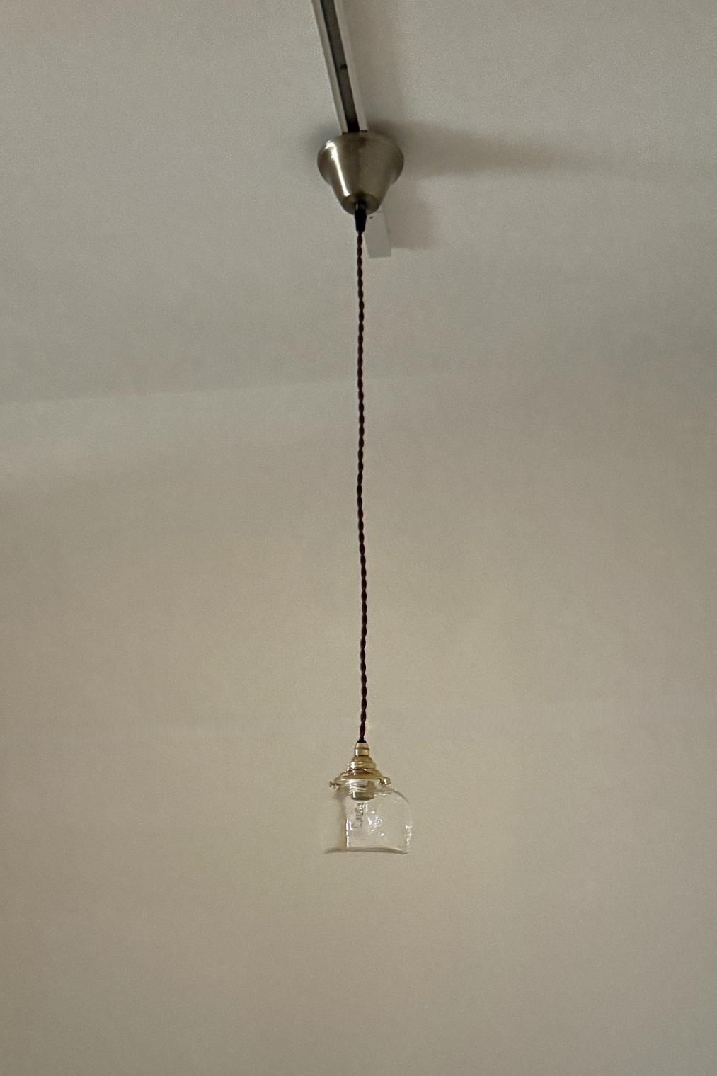 安土草多｜pendant light 角瓶 クリア [E17] - 3BAN SOKO