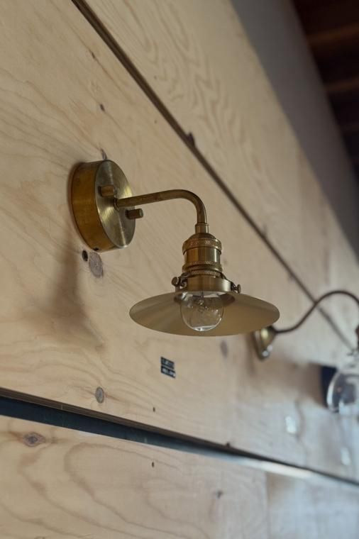 simple entrance light brass - brassshade SET