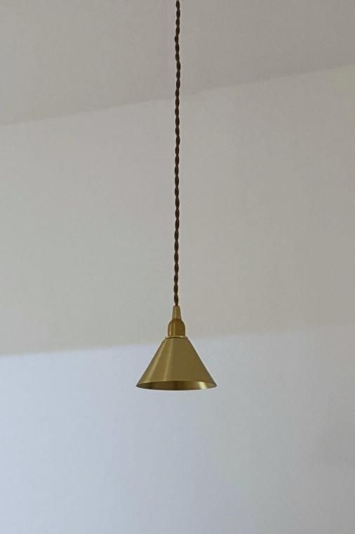 pieni brass shade conic