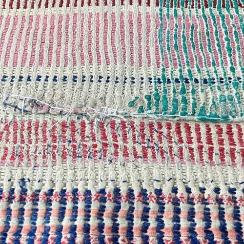 期間限定セール‼️ロホリカンタ ビンテージラグ カンタキルト ピンク ブルー 期間限定セール‼️ロホリカンタ ビンテージラグ カンタキルト