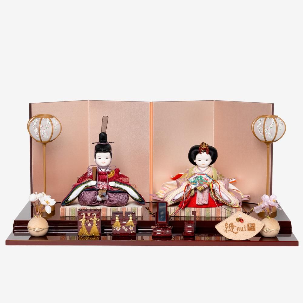 雛人形 親王飾り】縫nui /衣裳着親王飾りセット