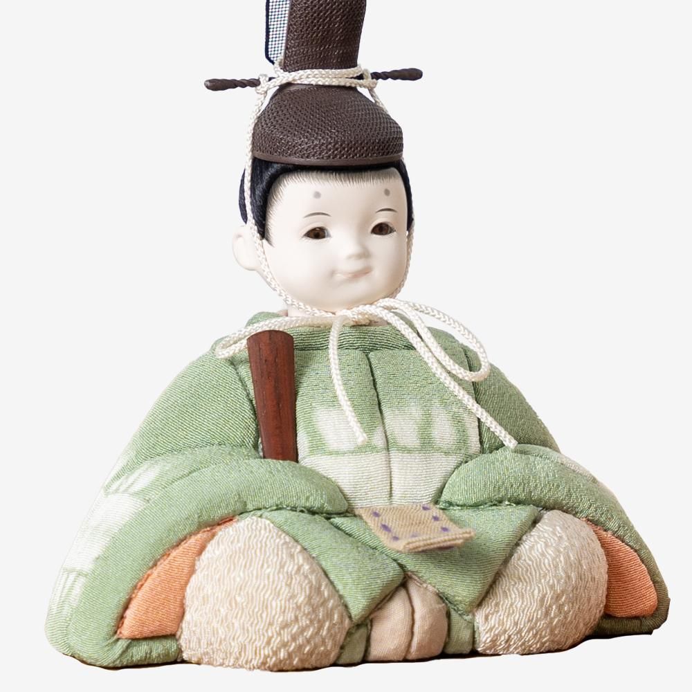 雛人形 親王飾り】縫nui /木目込親王飾り（草木染衣裳）セット
