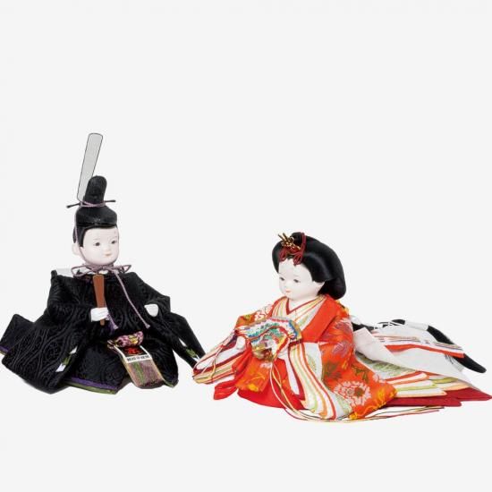 【美品】雛人形（親王飾り） 3b8151f0ca4a9b8555a94e28687121