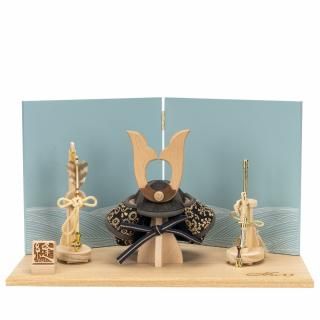 五月人形 草木染兜】縫nui /木目込兜飾り (草木染）セット