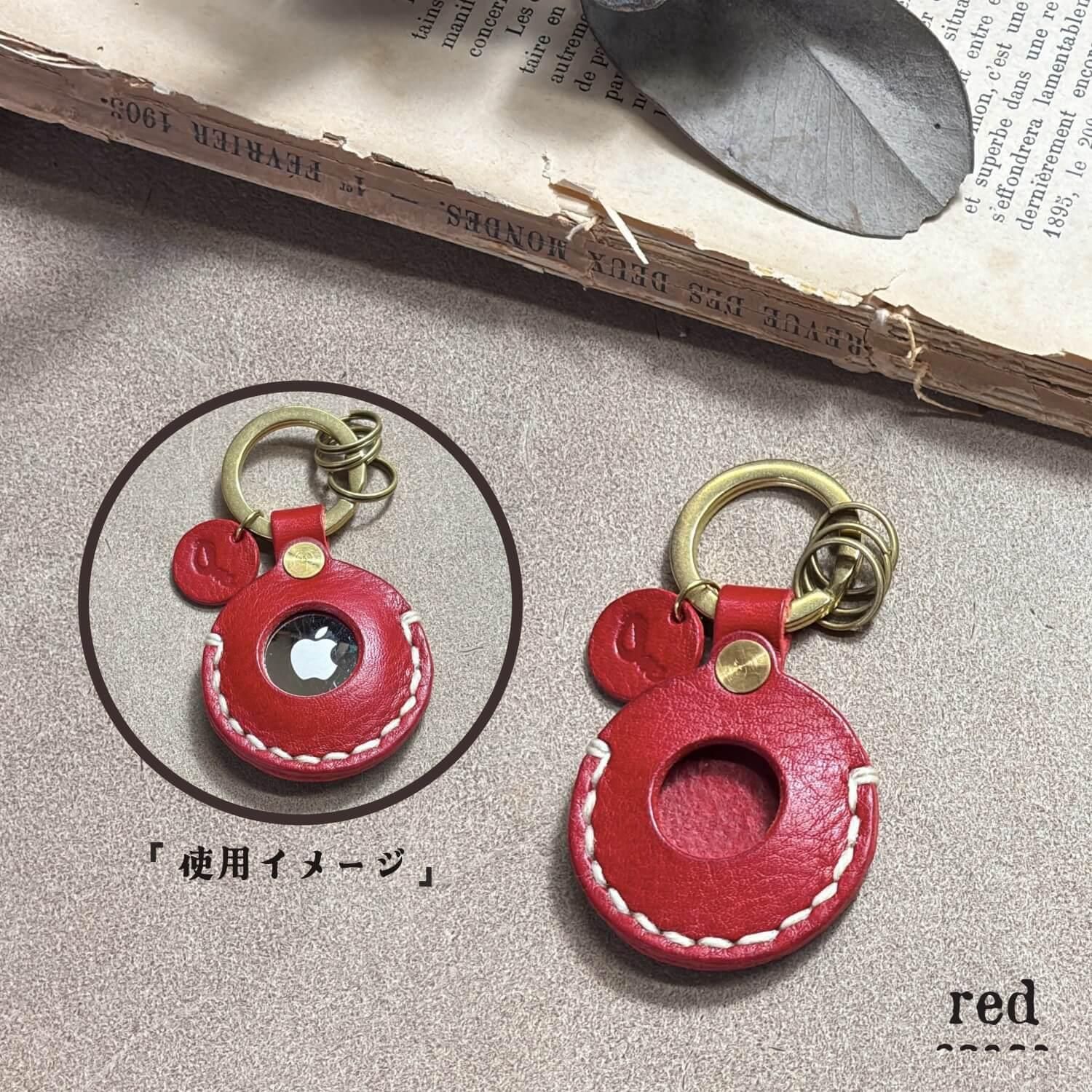 AirTag Keyring  red å