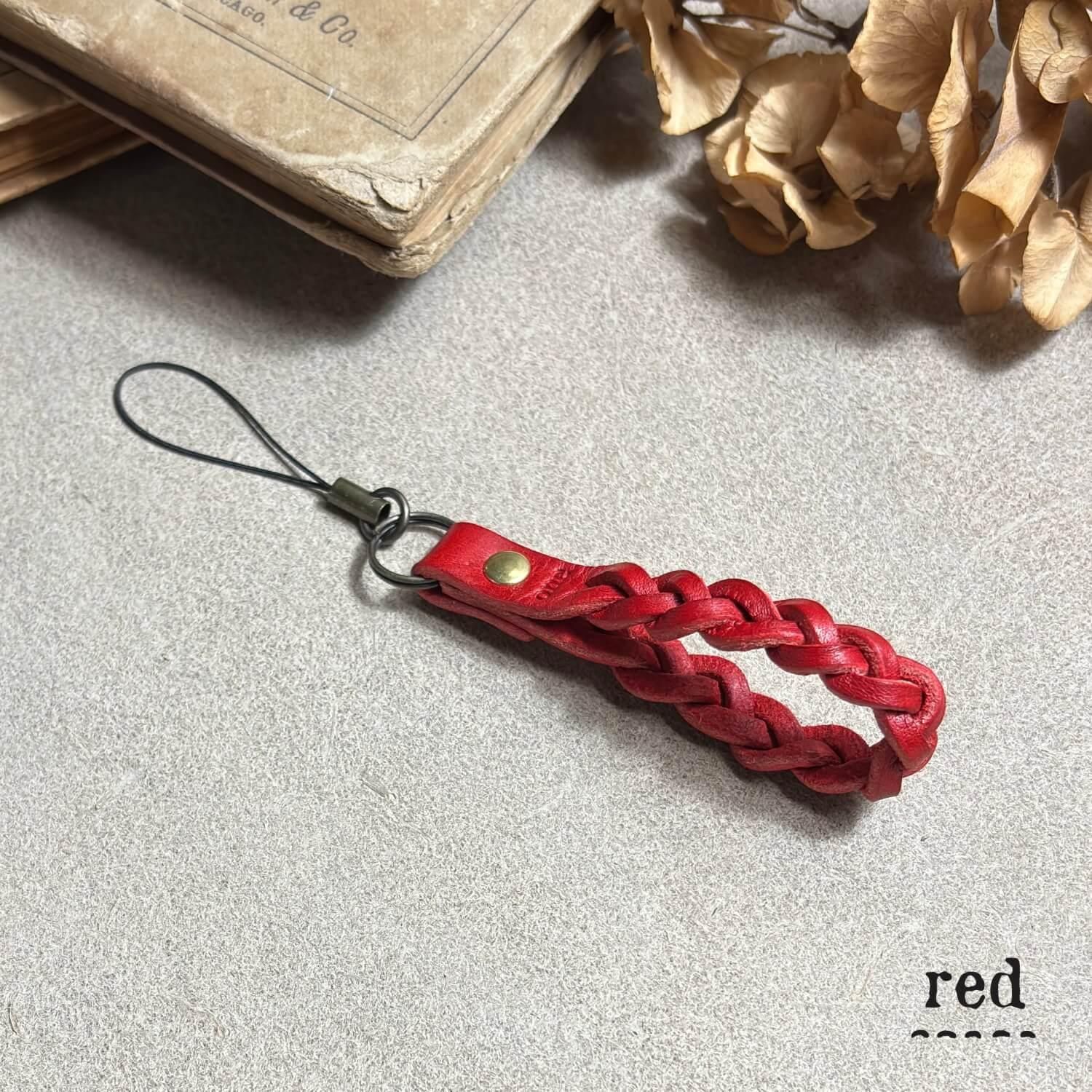 braid strap_red