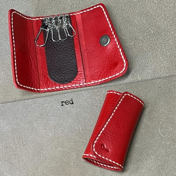slim key case - one｜handiworks Leather - 革小物のお店 -