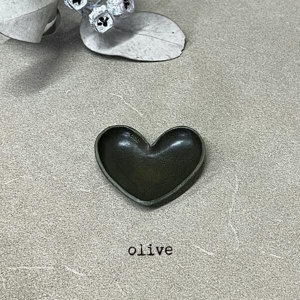 mini heart - one｜handiworks Leather - 革小物のお店 -