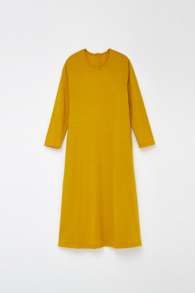 WOOL100 ONEPIECE  MIMOSA YELLOW