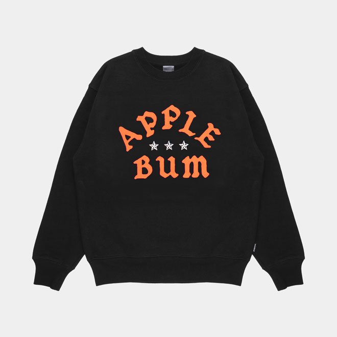 APPLEBUM"3 STARS" CREW SWEAT