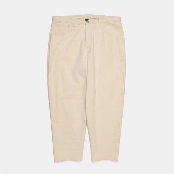 APPLEBUMLOOSE COLOR STRETCH TAPERED PANTS