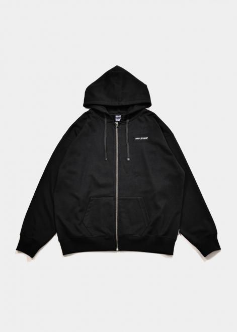 <img class='new_mark_img1' src='https://img.shop-pro.jp/img/new/icons15.gif' style='border:none;display:inline;margin:0px;padding:0px;width:auto;' />APPLEBUMLOGO Z/U SWEAT PARKA BLACK