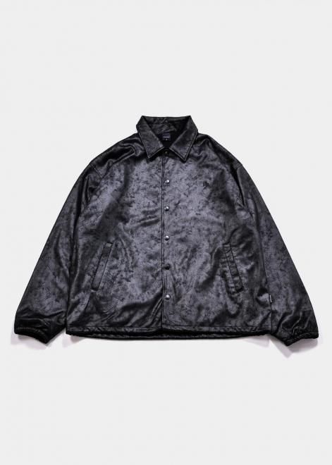 <img class='new_mark_img1' src='https://img.shop-pro.jp/img/new/icons15.gif' style='border:none;display:inline;margin:0px;padding:0px;width:auto;' />APPLEBUMSYNTHETIC LEATHER JACKET BLACK