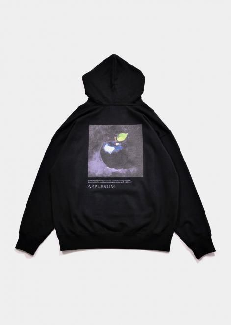 <img class='new_mark_img1' src='https://img.shop-pro.jp/img/new/icons15.gif' style='border:none;display:inline;margin:0px;padding:0px;width:auto;' />APPLEBUM"BLACK APPLE" SWEAT PARKA BLACK