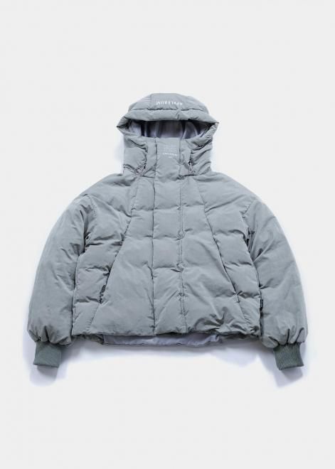 <img class='new_mark_img1' src='https://img.shop-pro.jp/img/new/icons15.gif' style='border:none;display:inline;margin:0px;padding:0px;width:auto;' />APPLEBUMSHORT PUFF HOOD JACKET GRAY
