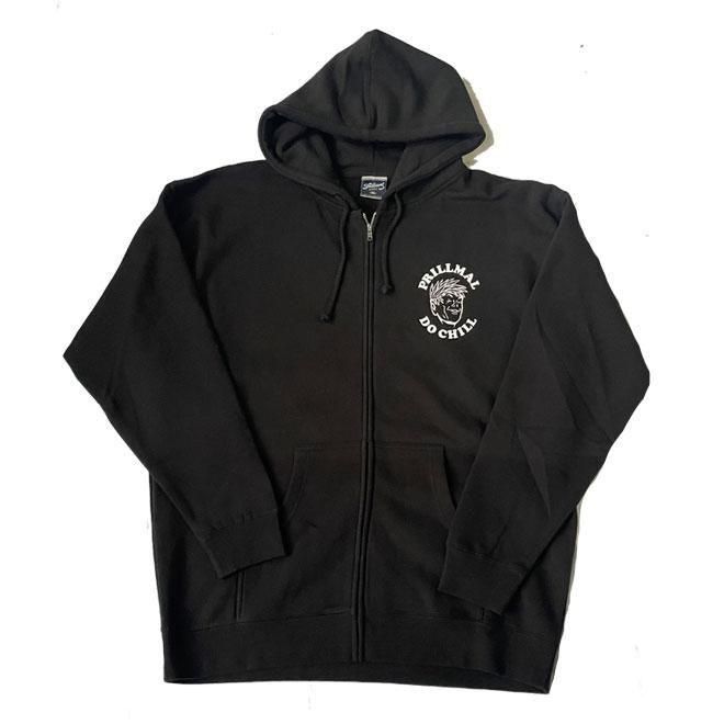 <img class='new_mark_img1' src='https://img.shop-pro.jp/img/new/icons15.gif' style='border:none;display:inline;margin:0px;padding:0px;width:auto;' />PrillmalCHILL DAD OG ZIP UP HOOD SWEAT BLACK