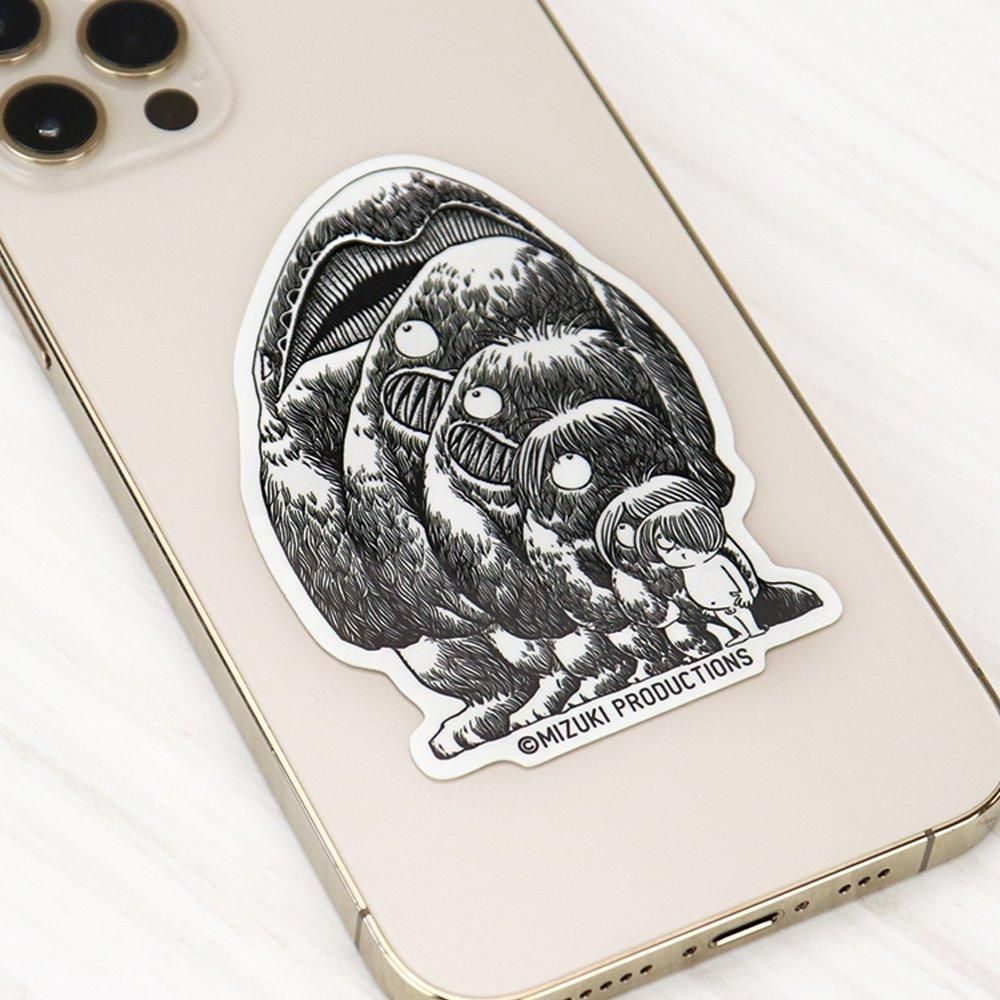 水木しげるコレクション ステッカー 猫楠 - youkai-honpo