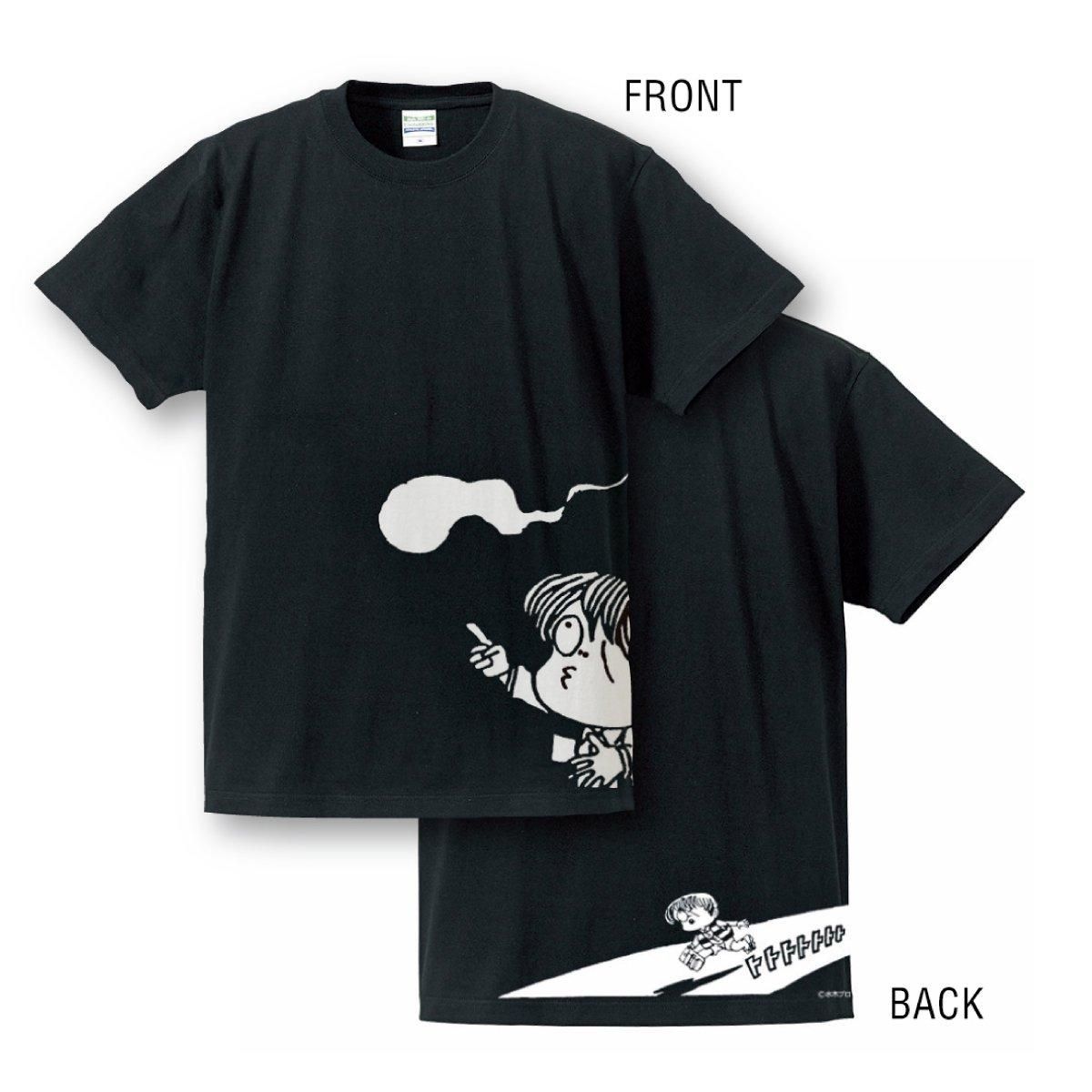 Tシャツ 人魂提灯 ＜ブラック / L ＞ - youkai-honpo