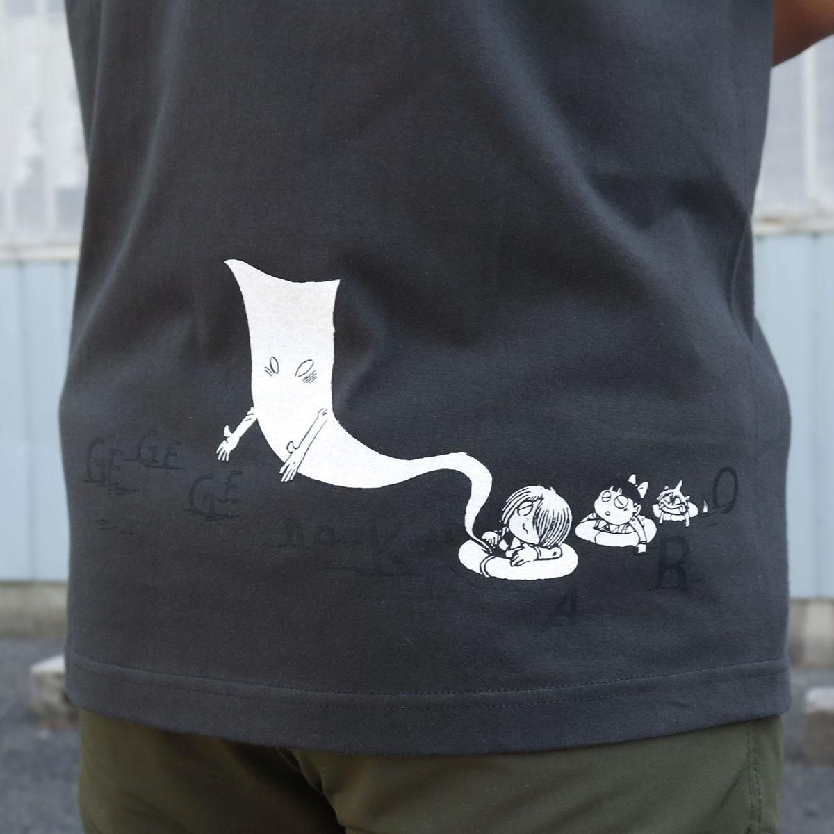 妖怪本舗オリジナルTシャツ 一反もめん浮輪＜L＞ - youkai-honpo