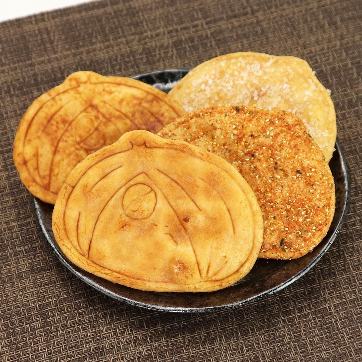 20％OFF！】まとめ買い3袋セット手焼き煎餅 鬼太郎※ - youkai-honpo