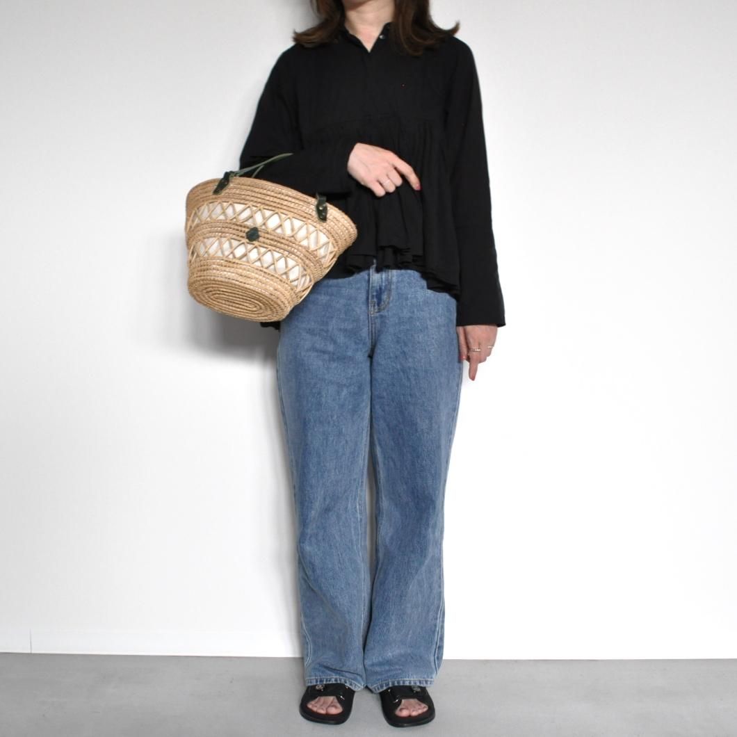 HAND＆WORK PATTERN PALMBASKET - CLEDRAN ONLINE STORE
