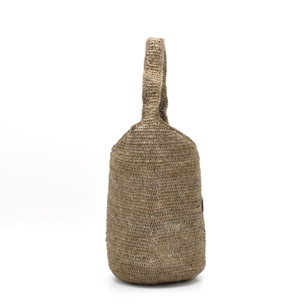 クレドラン　美品ラフィアトート HAND＆WORK MADAGASCAR RAFFIA HALF SH - CLEDRAN ONLINE STORE