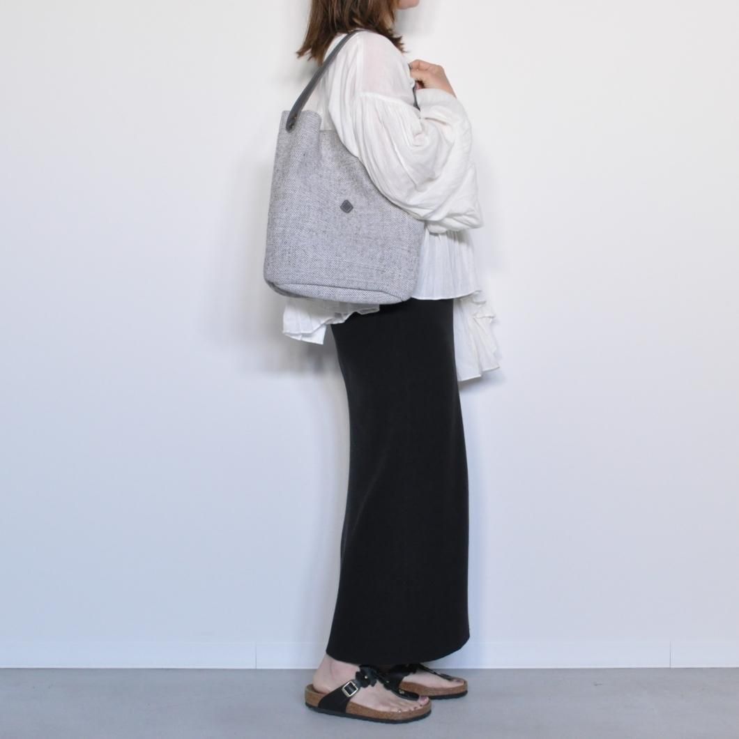 新品未使用★クレドラン★コットン仕立てハーフショルダーバック HAND＆WORK C/J HALF SHOULDER - CLEDRAN ONLINE STORE