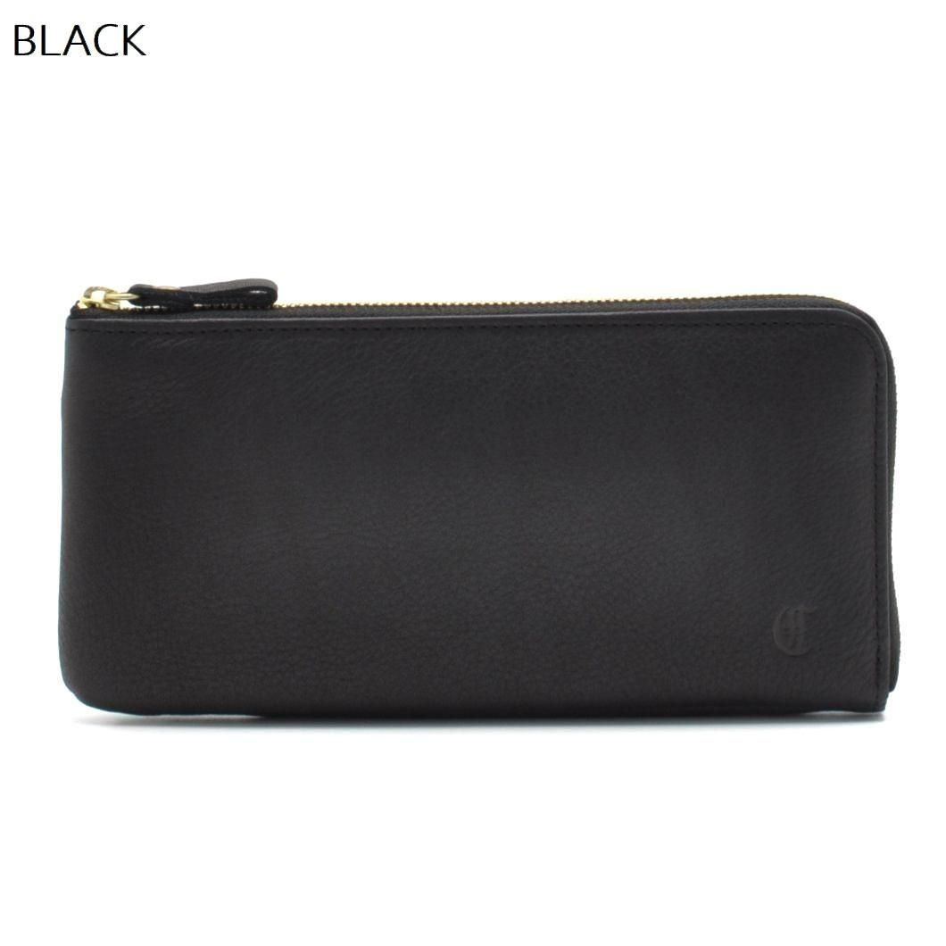 CLEDRAN ブラック レザー 長財布 RON LONG WALLET - CLEDRAN ONLINE STORE