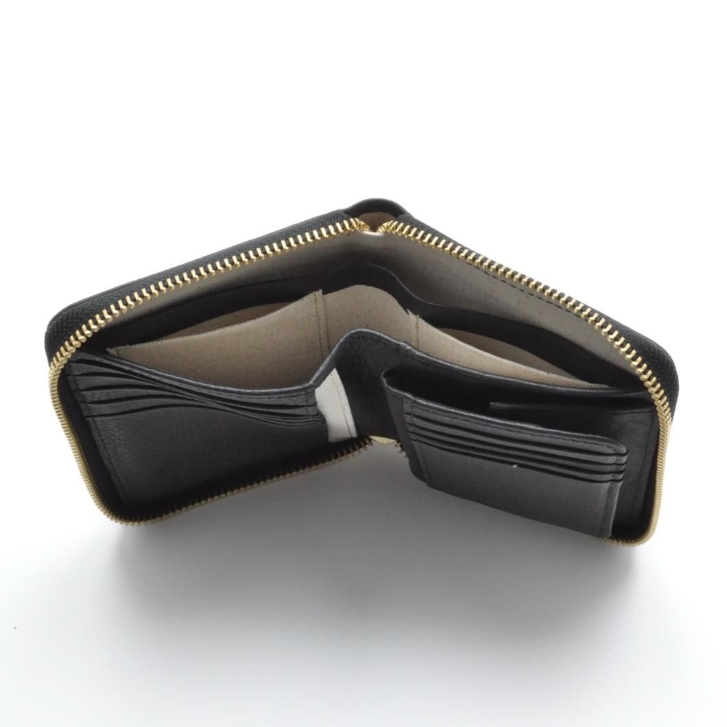 未使用 クレドラン2つ折り財布 TANTE MEDIUM WALLETブラック TANTE MEDIUM WALLET - CLEDRAN ONLINE STORE