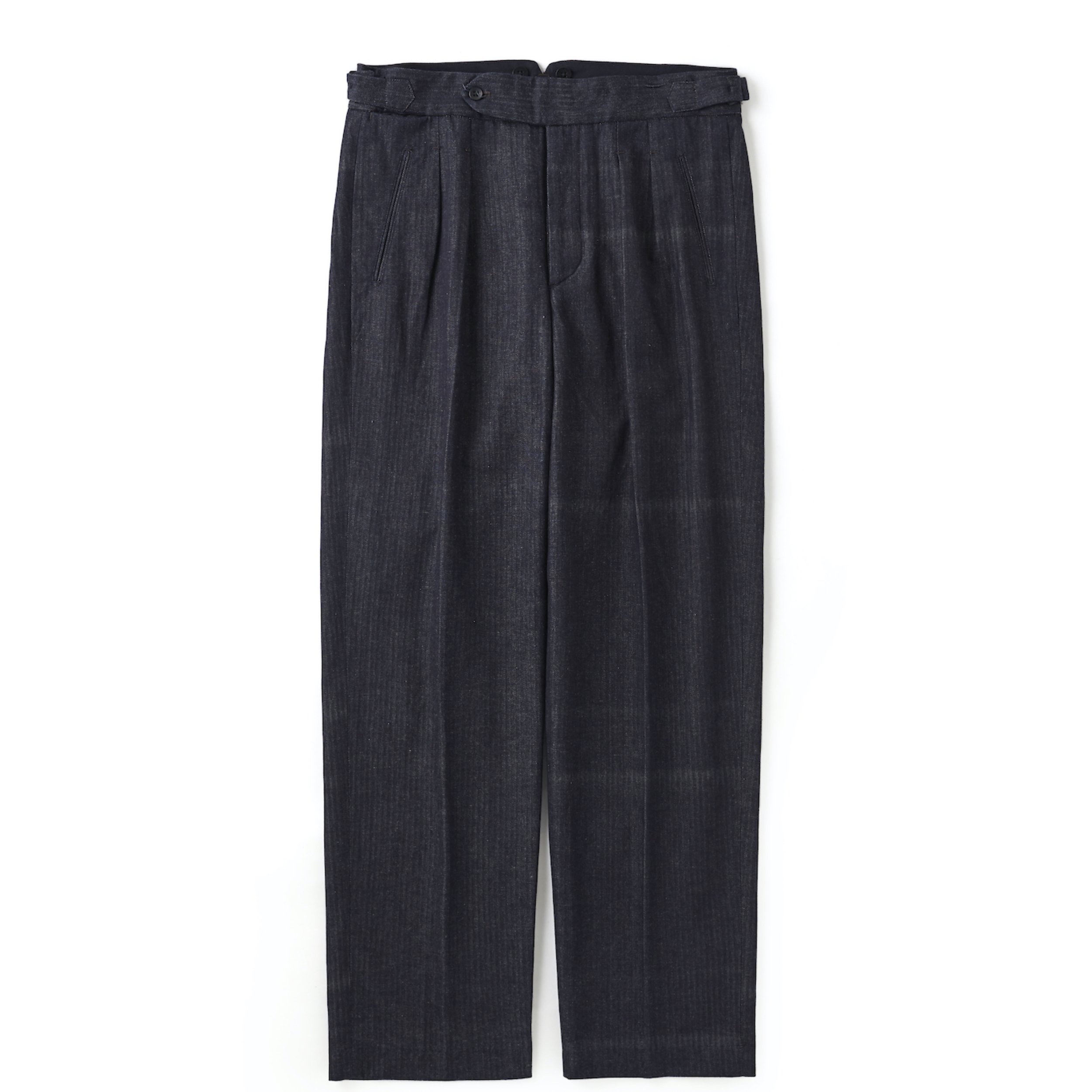 DOUBLE-PLEATED SMARTY TROUSER