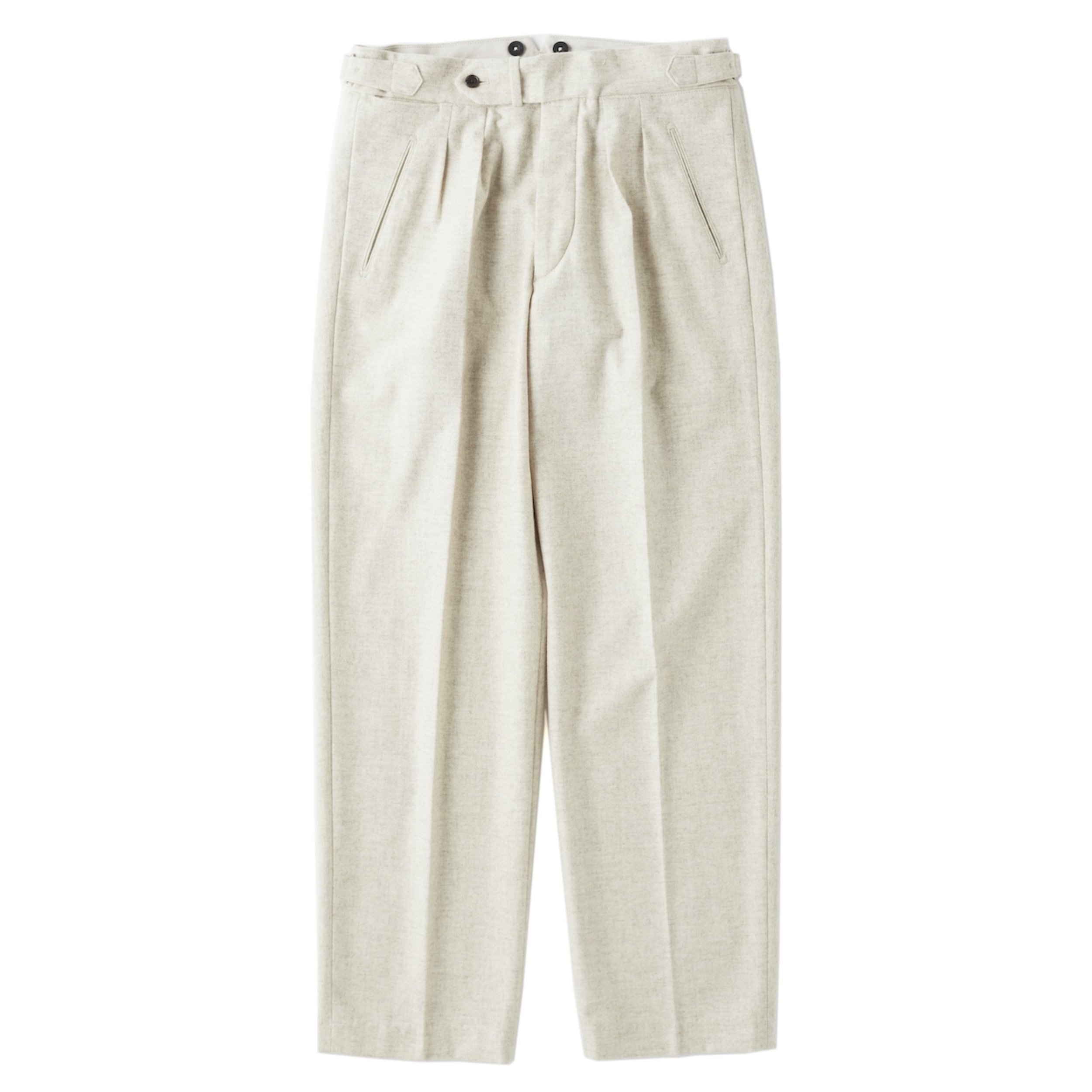 DOUBLE-PLEATED SMARTY TROUSER