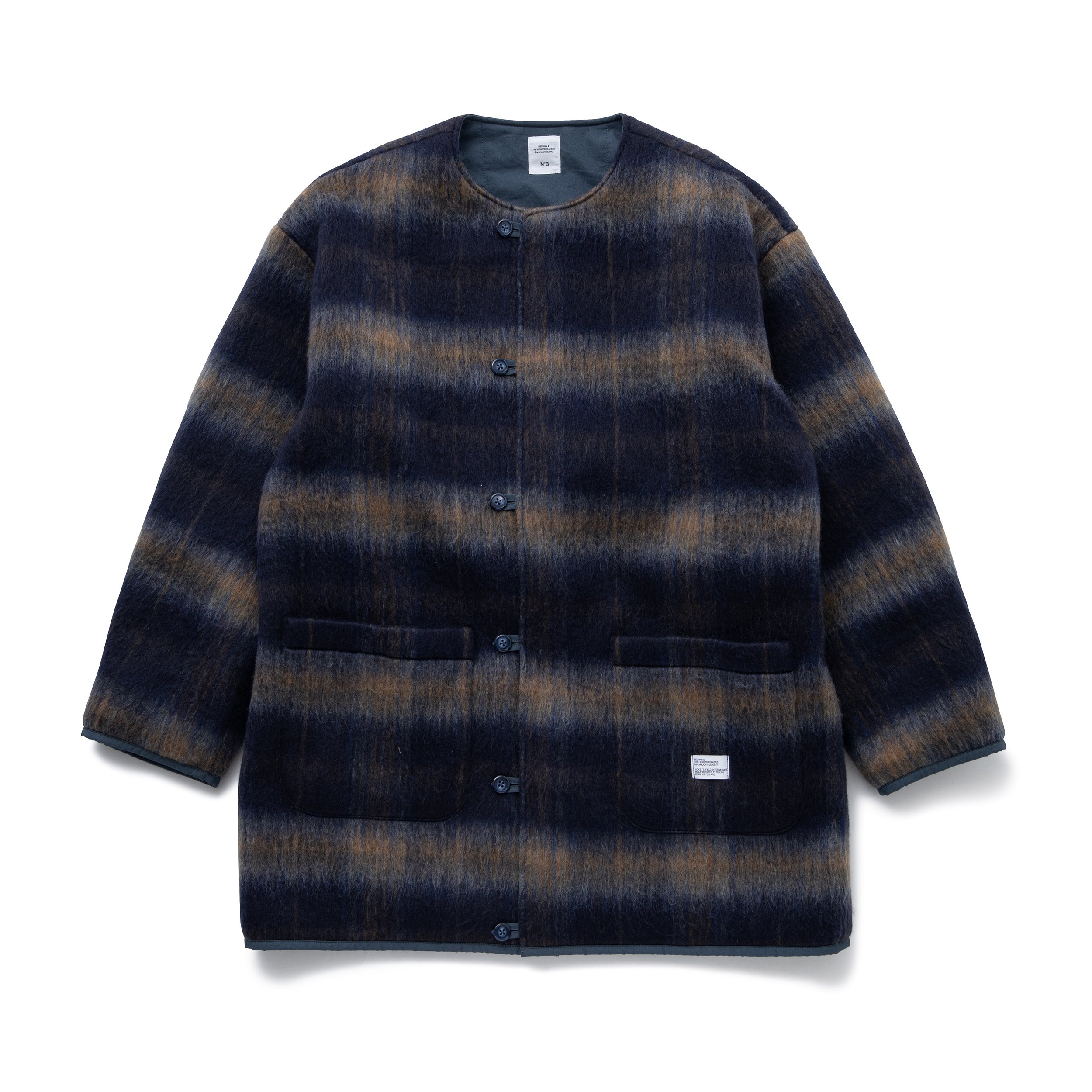 REVERSIBLE SHAGGY COAT "DENZEL"