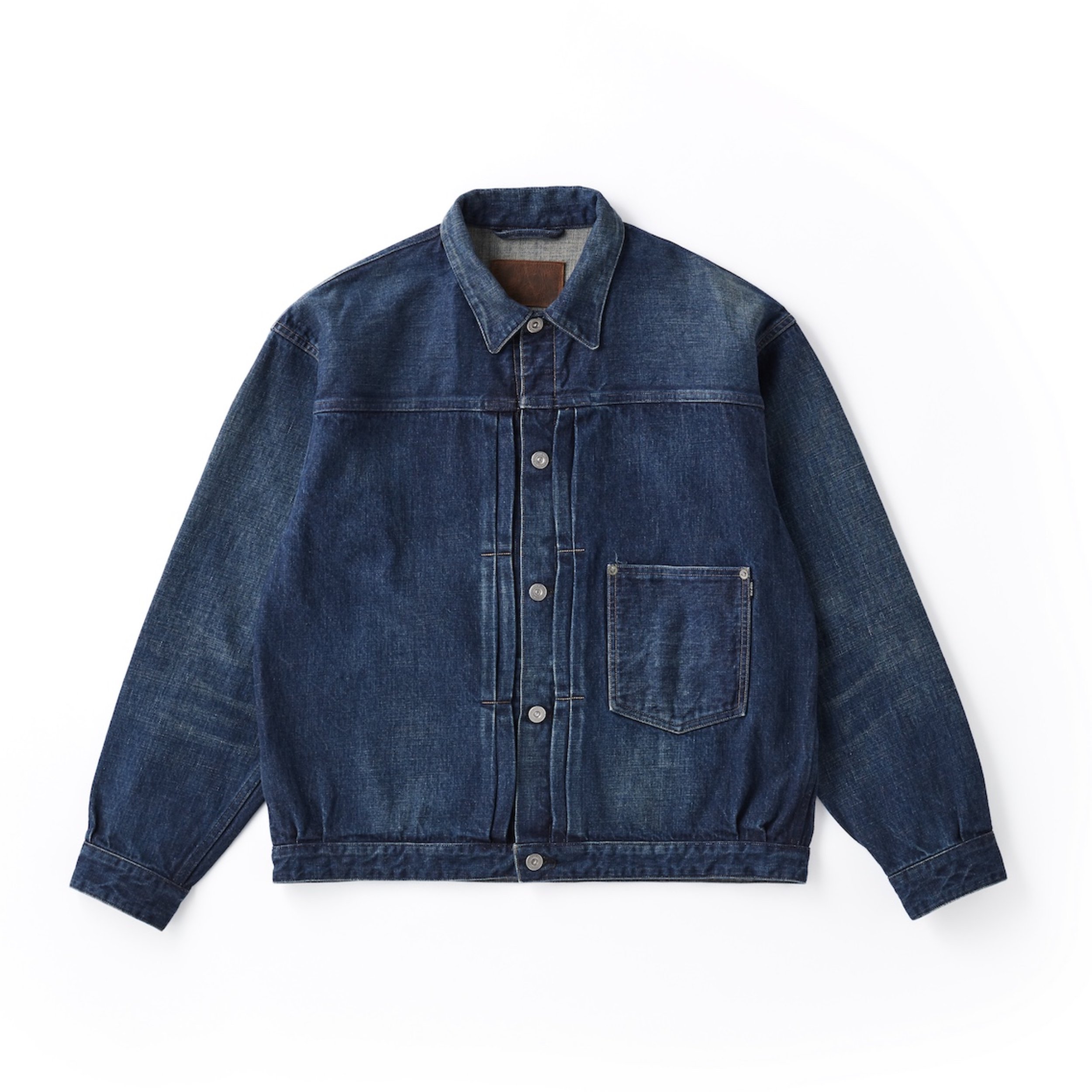 RIVETED ONE POCKET JEAN JACKET