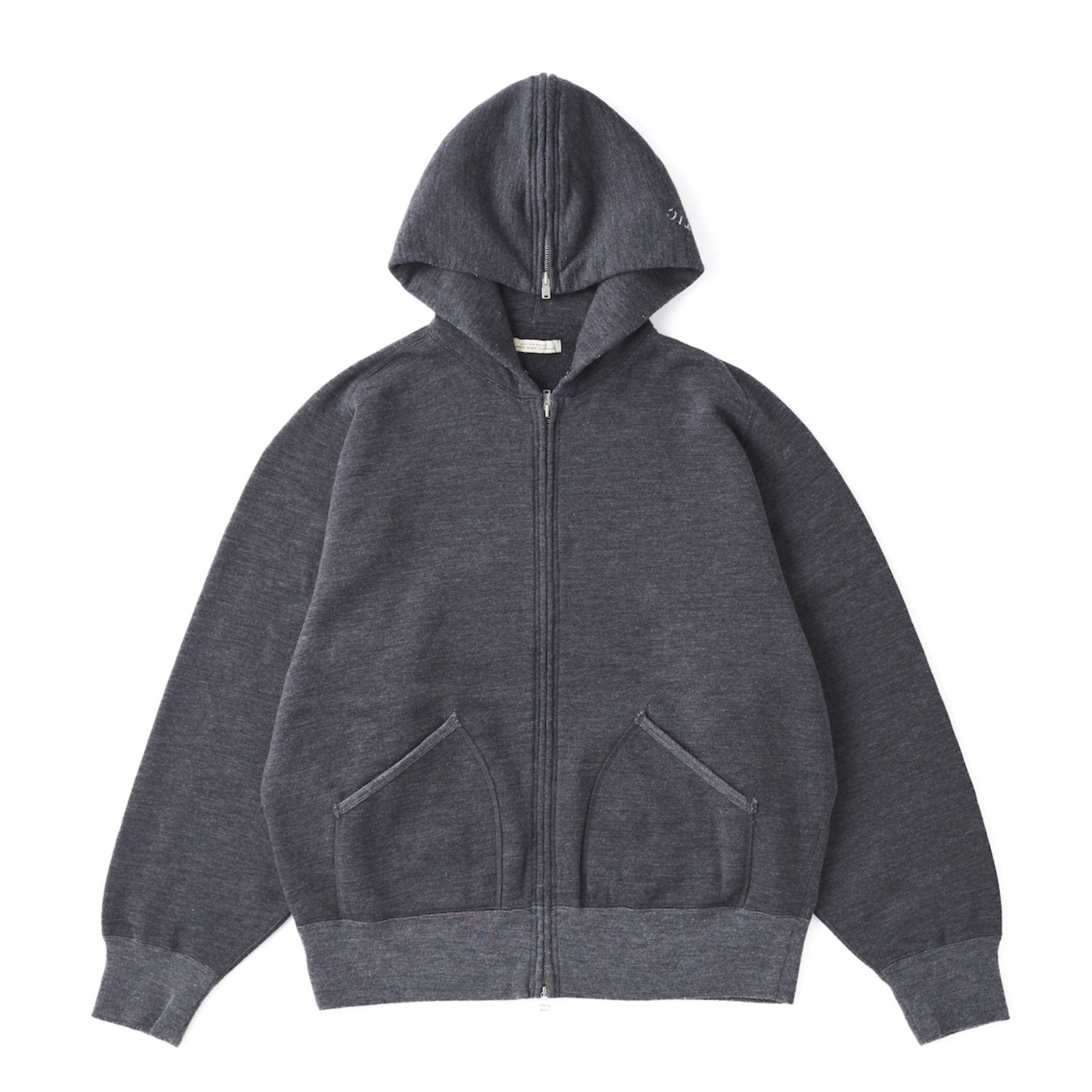 ZIP-FRONT ATHLETIC HOODIE