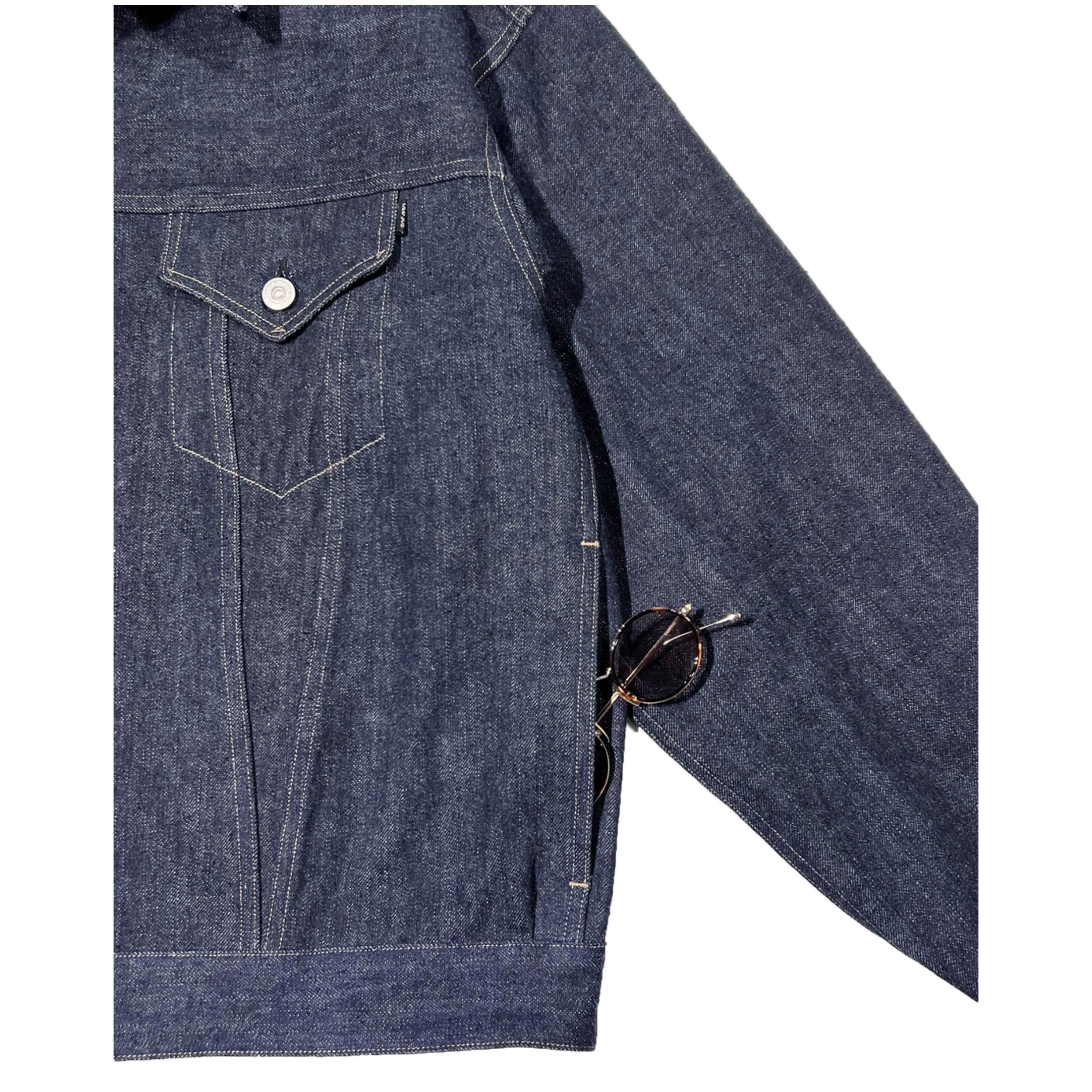 OLD JOE BRAND] CURVED FLAP JEAN JACKET - ALL KEYED UP