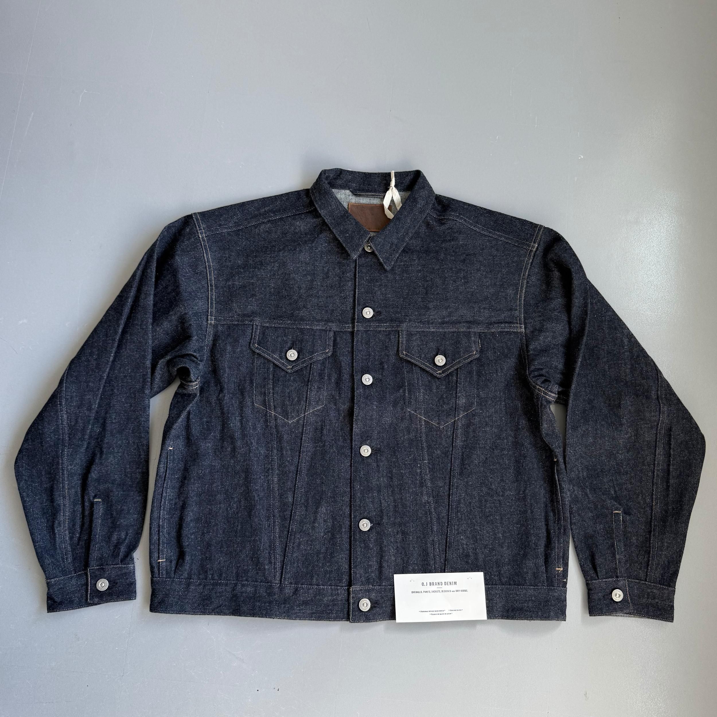 OLD JOE BRAND] CURVED FLAP JEAN JACKET - ALL KEYED UP