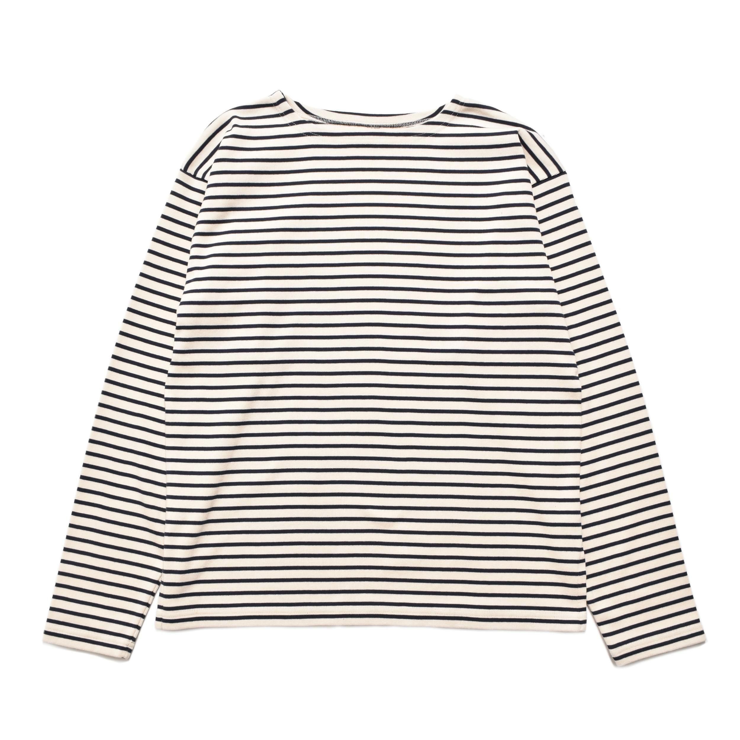 [MINEDENIM]  Marine Border Boatneck L/S T-SH<img class='new_mark_img2' src='https://img.shop-pro.jp/img/new/icons8.gif' style='border:none;display:inline;margin:0px;padding:0px;width:auto;' />