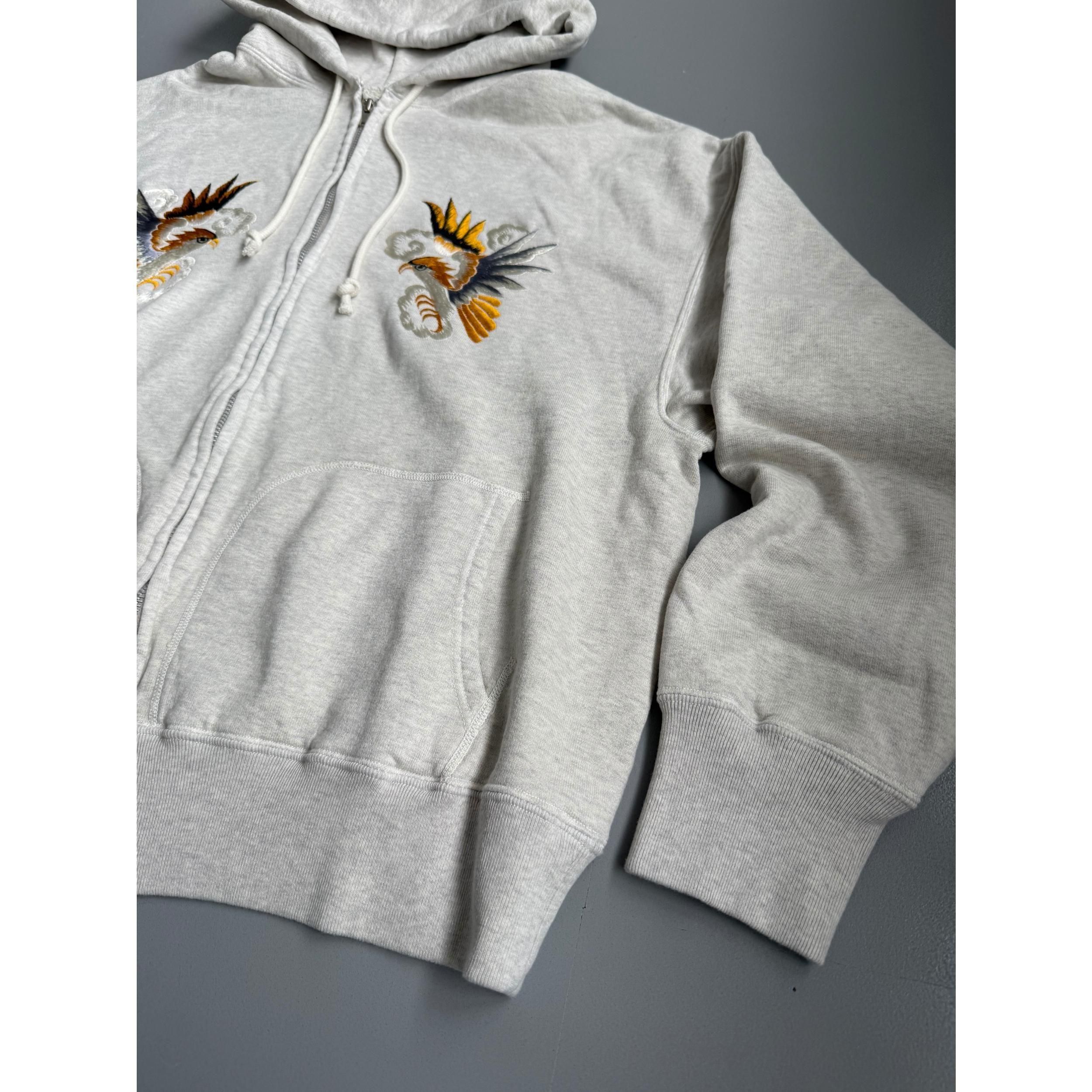 BOW WOW] SUKAJAN EMB ZIP HOODIE AGED - ALL KEYED UP