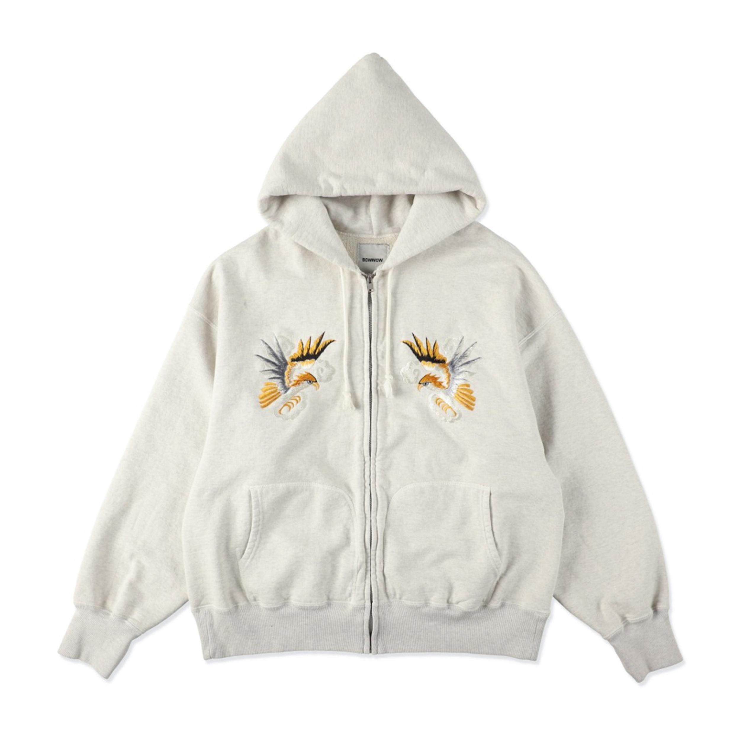 [BOW WOW] SUKAJAN EMB ZIP HOODIE AGED<img class='new_mark_img2' src='https://img.shop-pro.jp/img/new/icons8.gif' style='border:none;display:inline;margin:0px;padding:0px;width:auto;' />