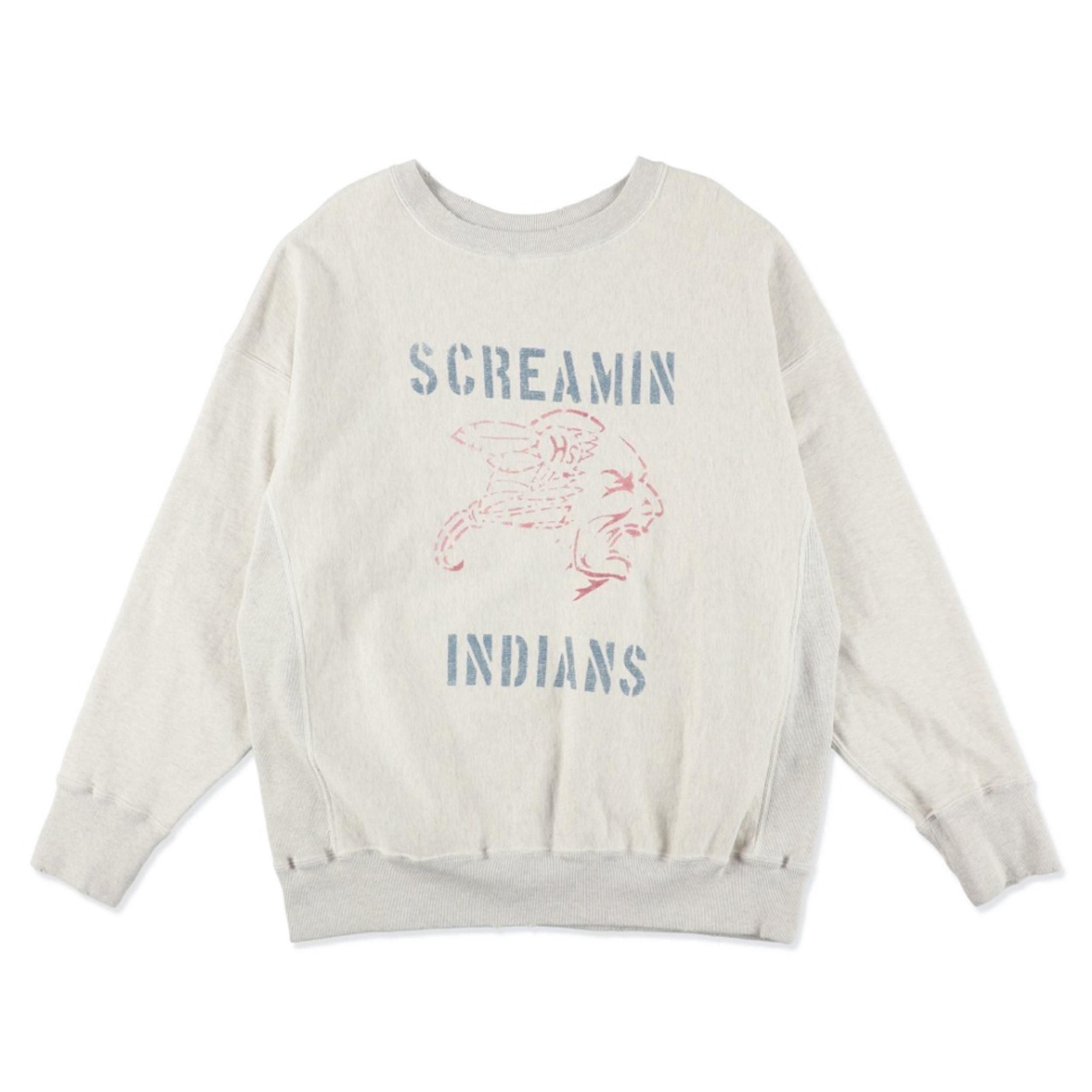 [BOW WOW] SCREAMIN INDIANS SWEATSHIRT AGED<img class='new_mark_img2' src='https://img.shop-pro.jp/img/new/icons8.gif' style='border:none;display:inline;margin:0px;padding:0px;width:auto;' />